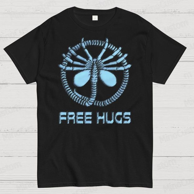 Free Hugs, Galactic Style Cotton T-shirt