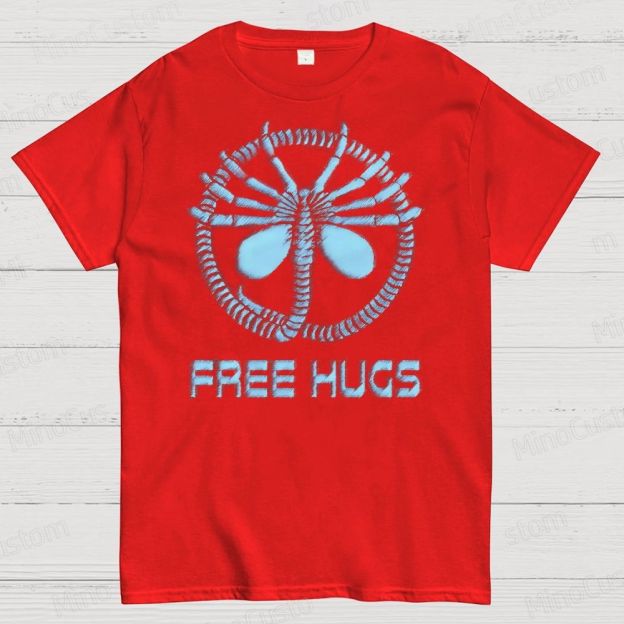 Free Hugs, Galactic Style Cotton T-shirt