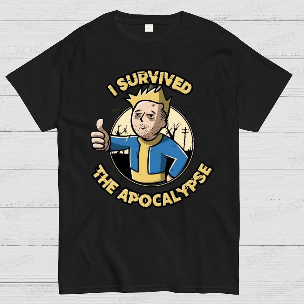 Fallout - Inspired “I Survived The Apocalypse” Graphic T - Shirt