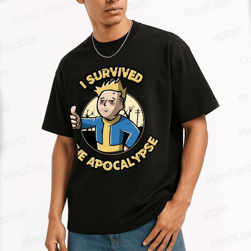 Fallout - Inspired “I Survived The Apocalypse” Graphic T - Shirt