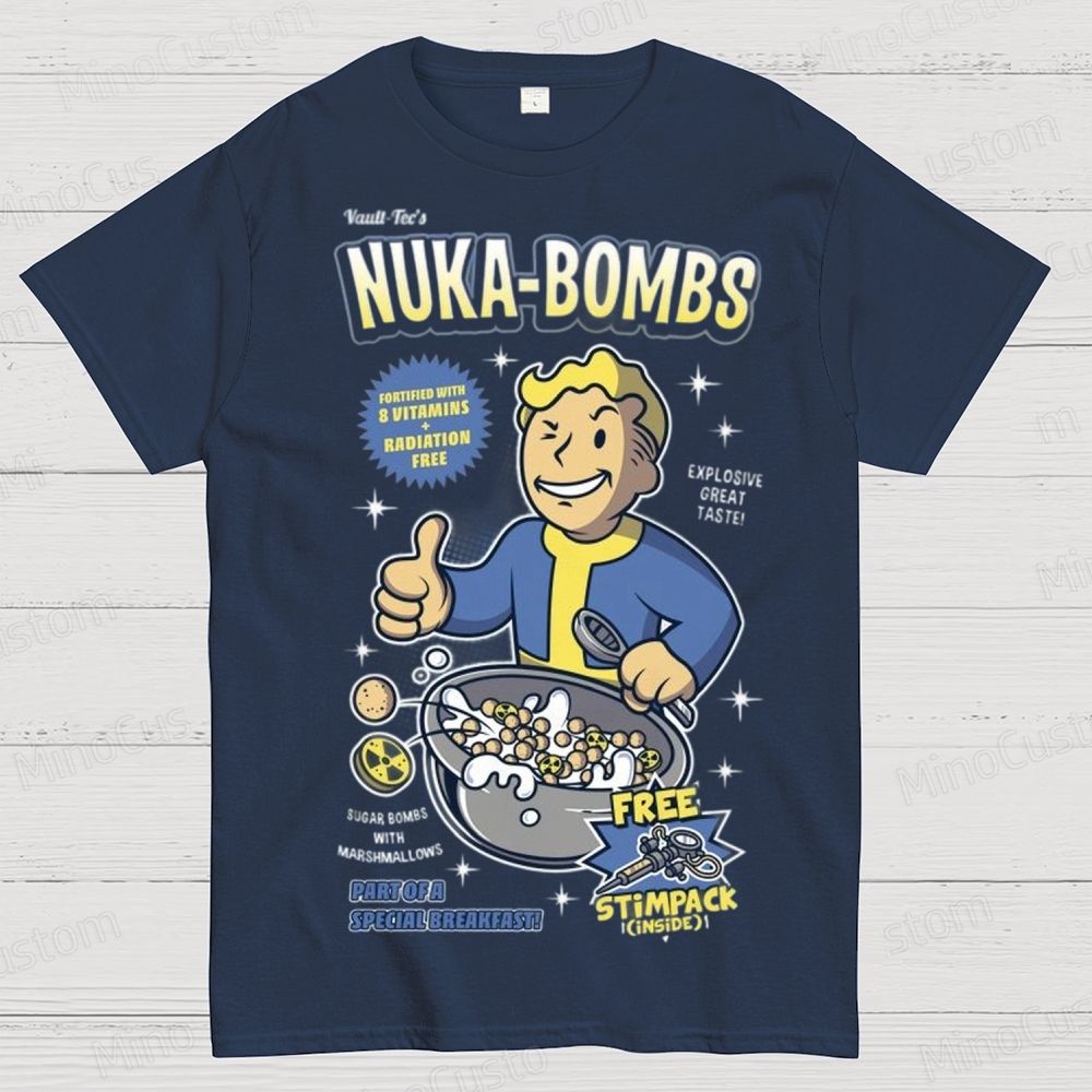 Fallout Nuka - Bombs Vault Boy Graphic T - Shirt