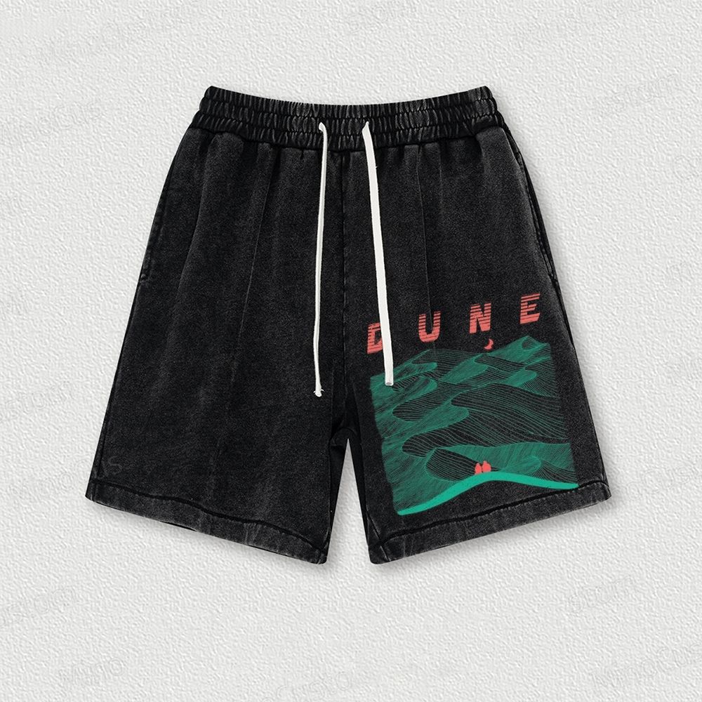 Sands of Synchronicity Washed Vintage Shorts 