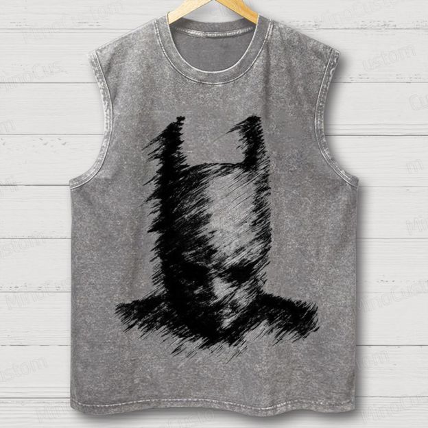 Abstract Batman Face Tank Top