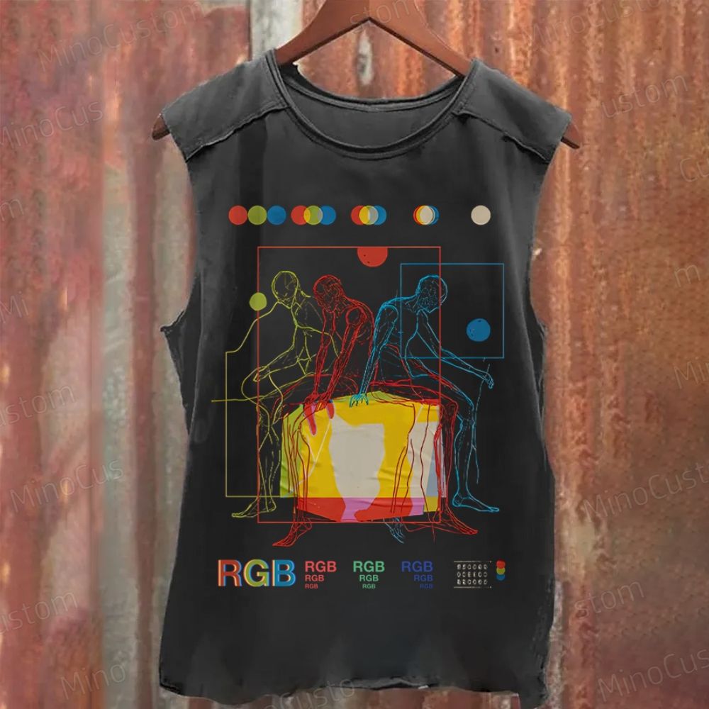 Meditation In Color Washed Tank Top