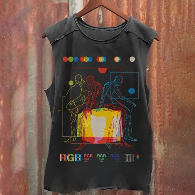 Meditation In Color Washed Tank Top