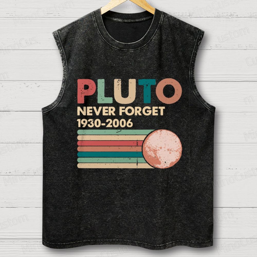 Pluto Never Forget Tank Top