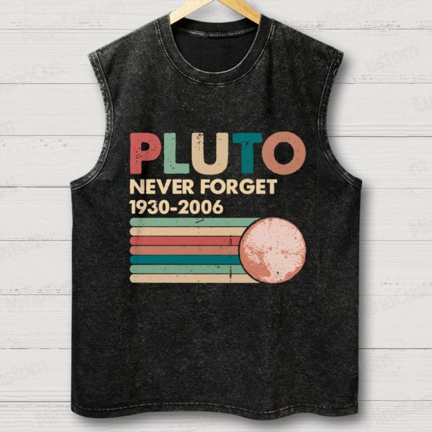 Pluto Never Forget Tank Top