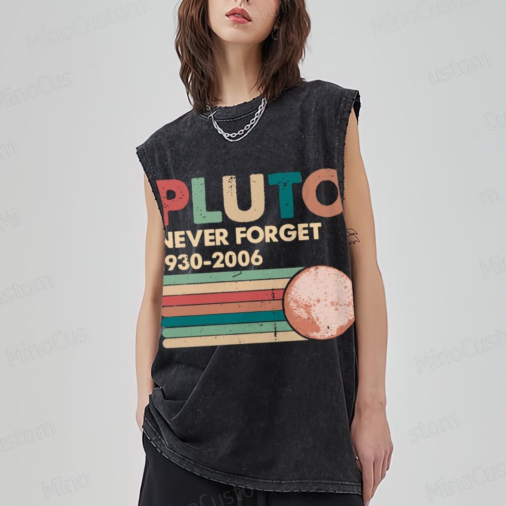 Pluto Never Forget Tank Top