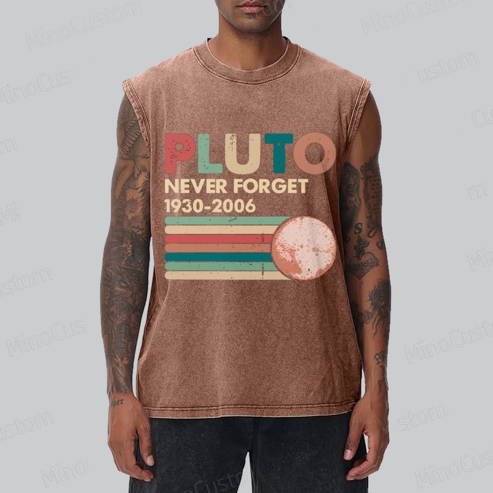 Pluto Never Forget Tank Top