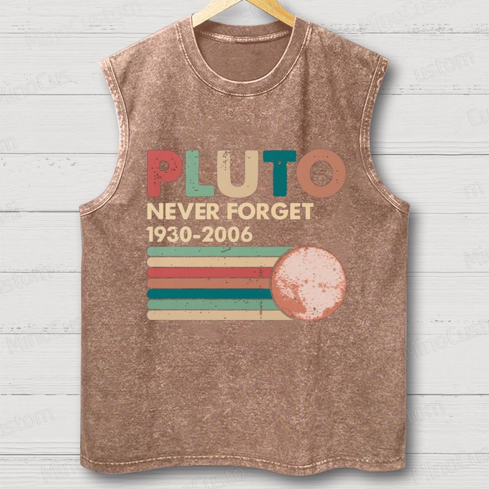 Pluto Never Forget Tank Top