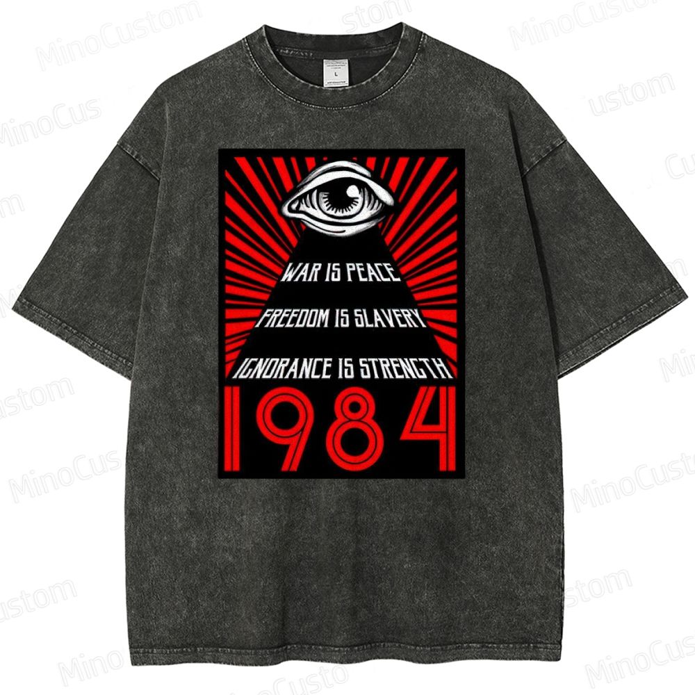 1984 Orwell Washed T-shirt