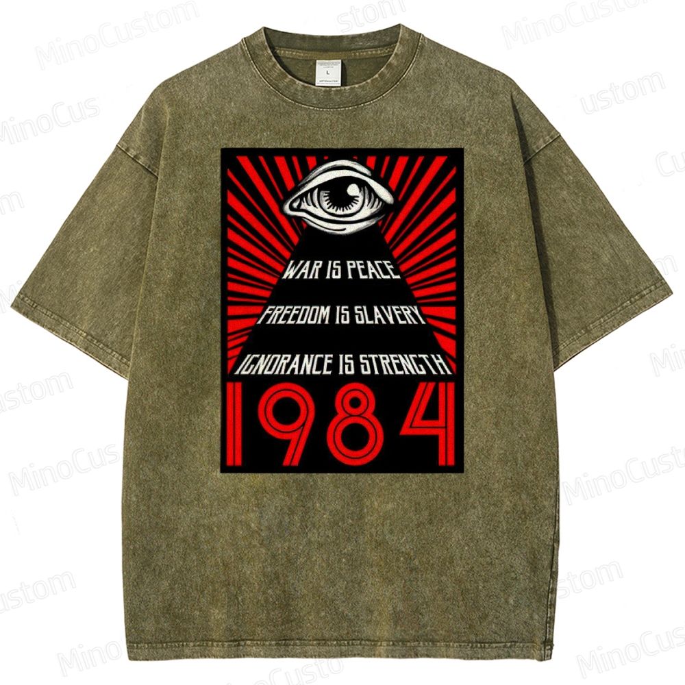 1984 Orwell Washed T-shirt