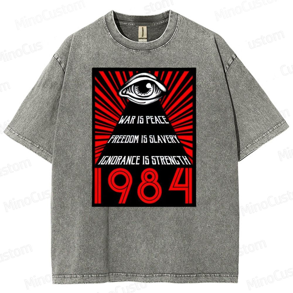 1984 Orwell Washed T-shirt