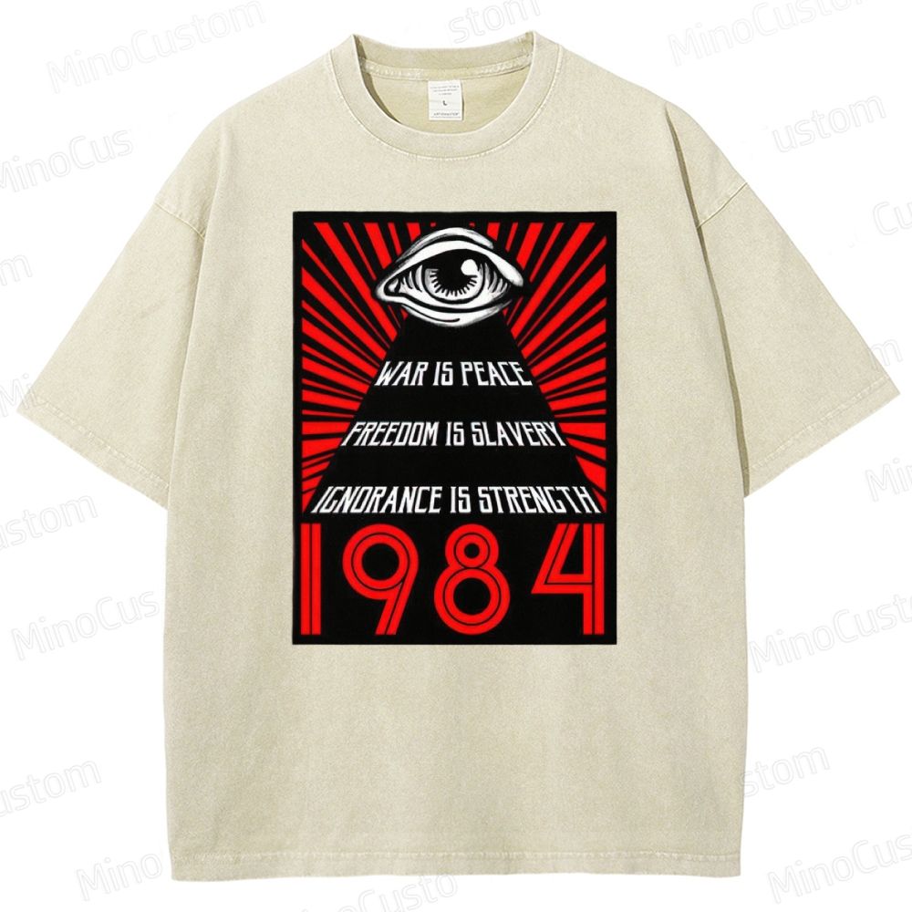 1984 Orwell Washed T-shirt