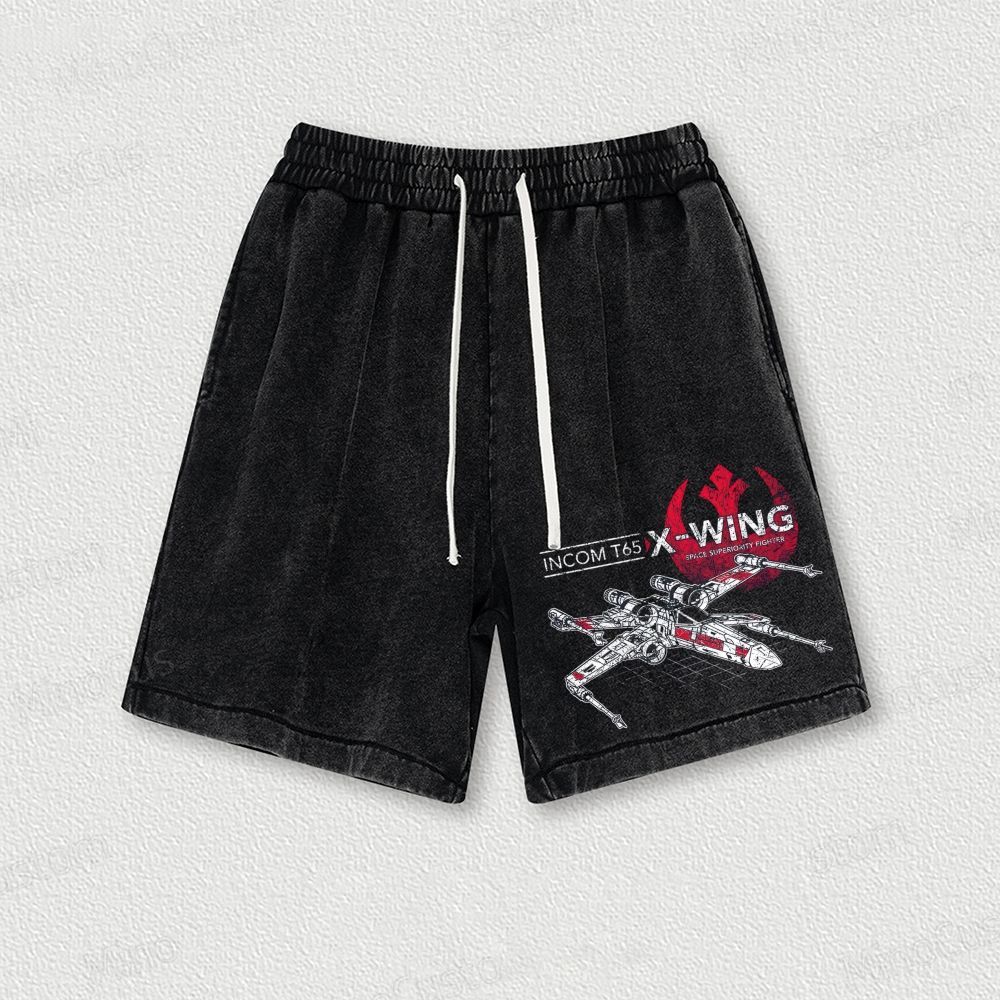 X-WING Washed Vintage Shorts