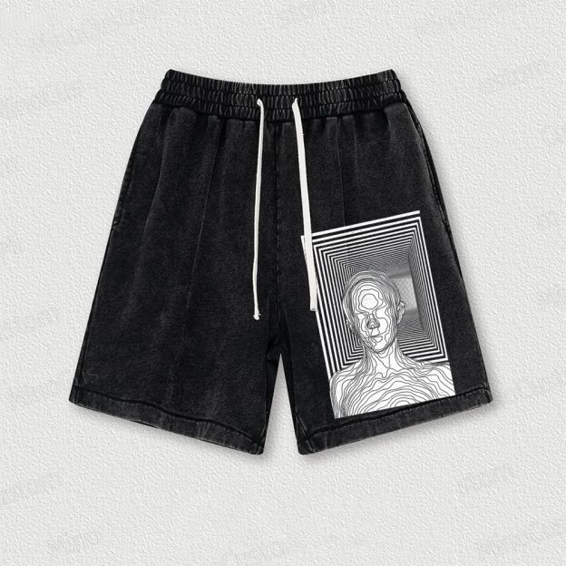 Utopia Joumey Washed Vintage Shorts 