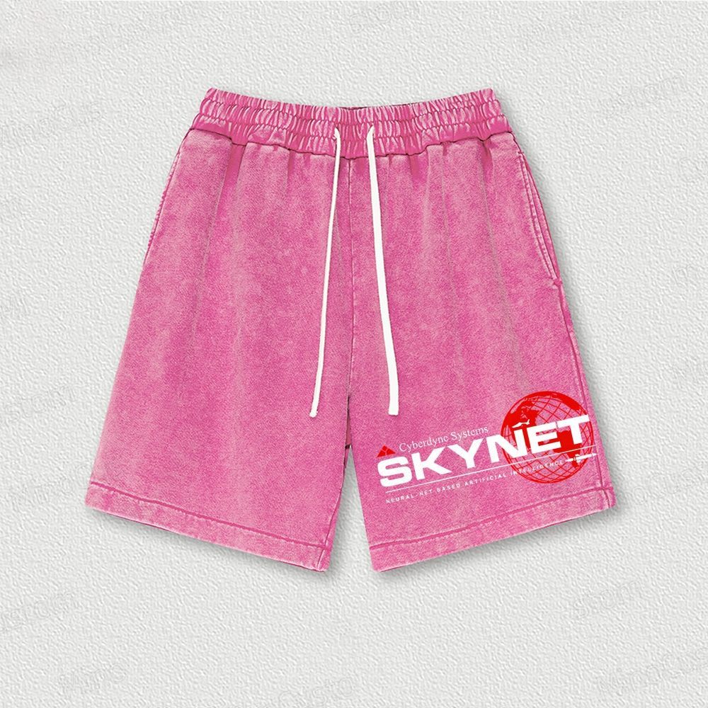 Cyberdyne Systems Skynet Washed Vintage Shorts