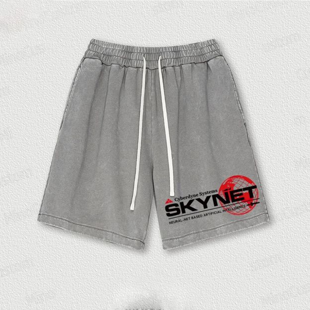 Cyberdyne Systems Skynet Washed Vintage Shorts 