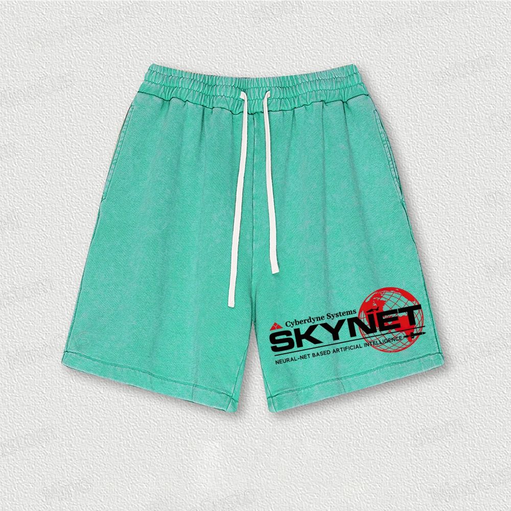 Cyberdyne Systems Skynet Washed Vintage Shorts 