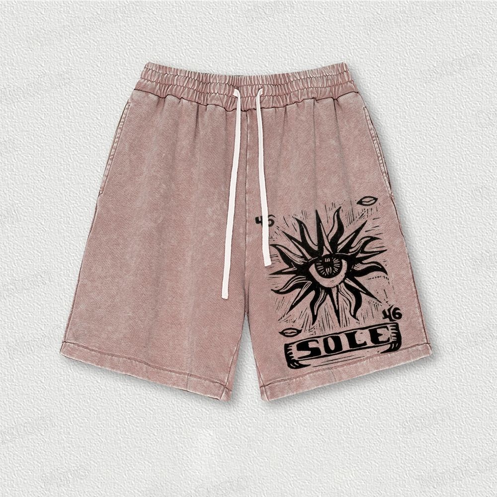 Sole Eye Washed Vintage Shorts 