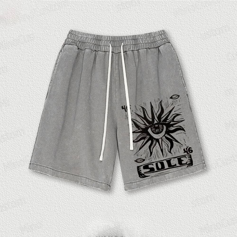 Sole Eye Washed Vintage Shorts 