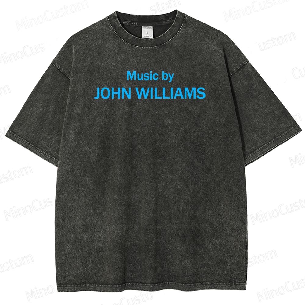 Music by John Williams  Washed T-Shirt