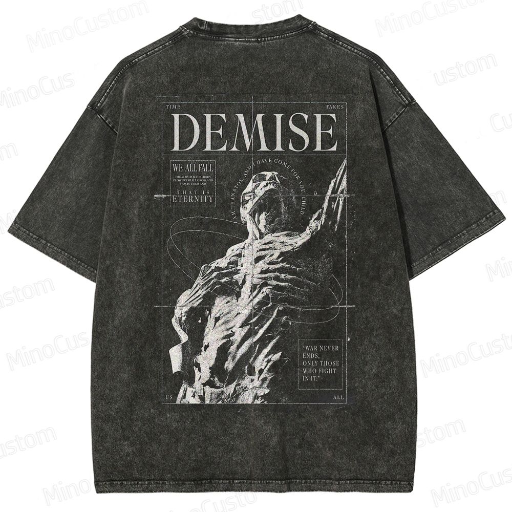Time Takes Demise Washed T-Shirt