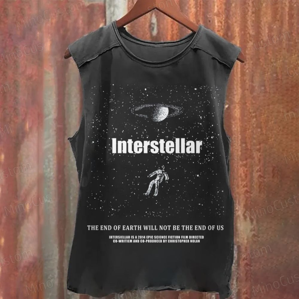 Interstellar Washed Tank Top 