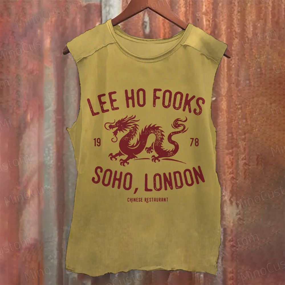 LEE HO FOOKS 1978 Dragon Restaurant Graphic Tank Top