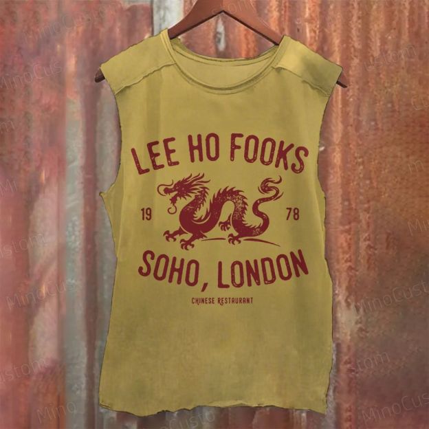  LEE HO FOOKS 1978 Dragon Restaurant Graphic Tank Top