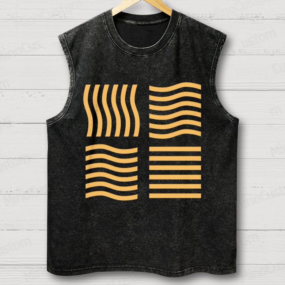 Elemental Stone Geeky Vintage Washed Tank Top