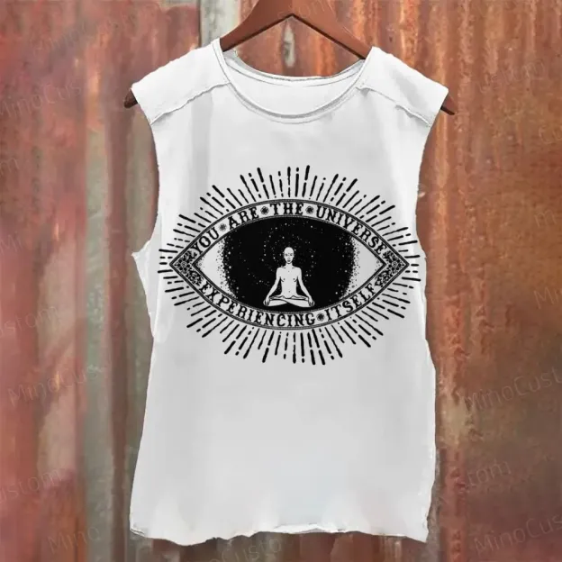 You Are The Universe Experiencing Itself Casual Printed Tank Top 