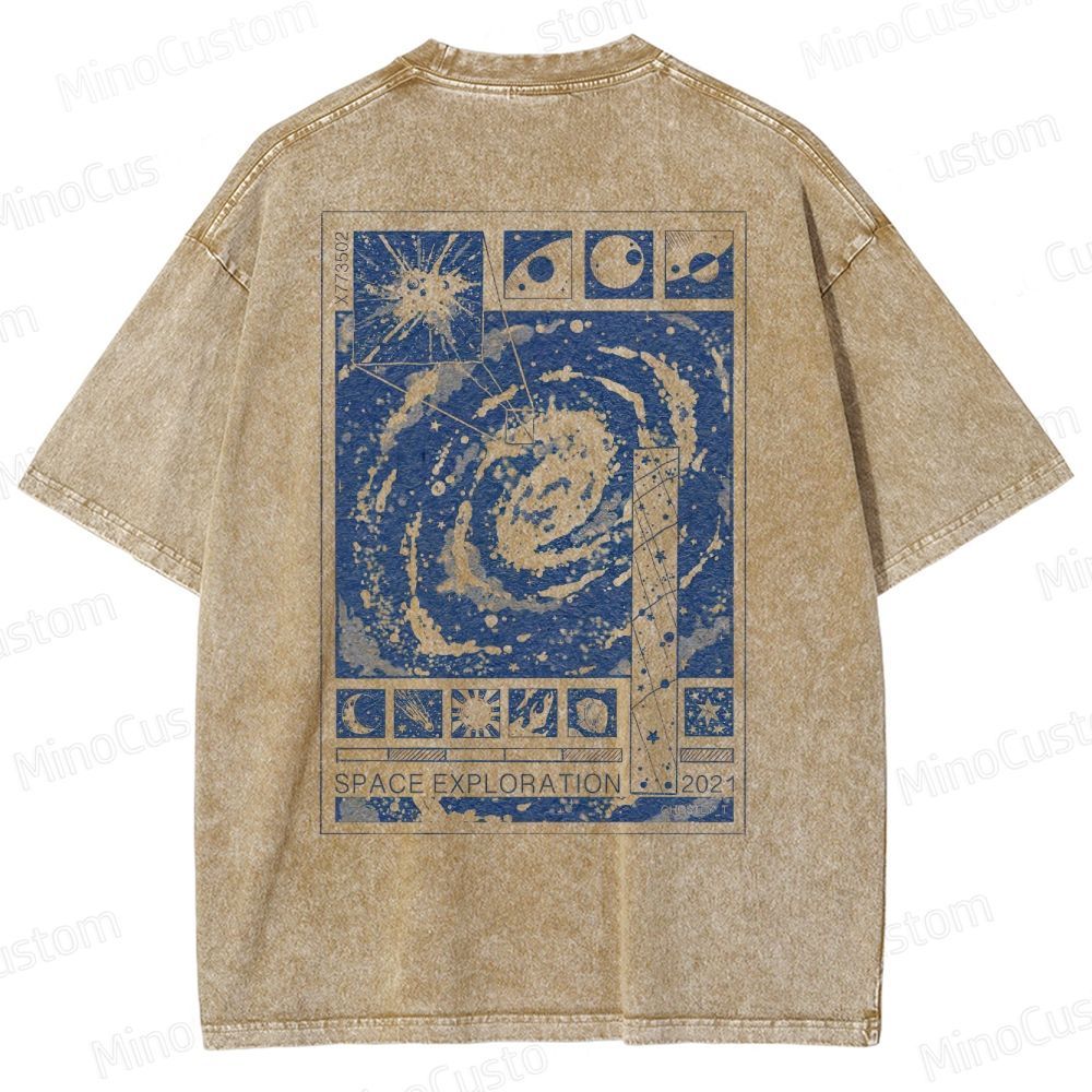 Space Exploration Washed T-Shirt 
