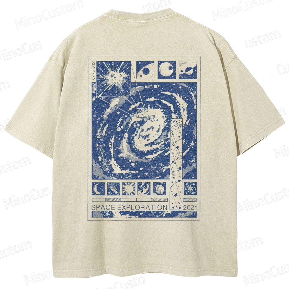 Space Exploration Washed T-Shirt 
