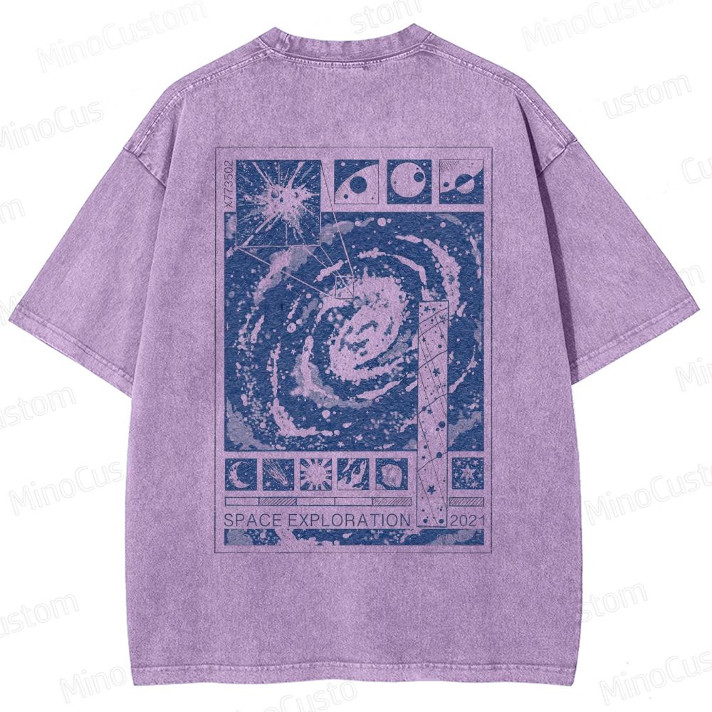 Space Exploration Washed T-Shirt 