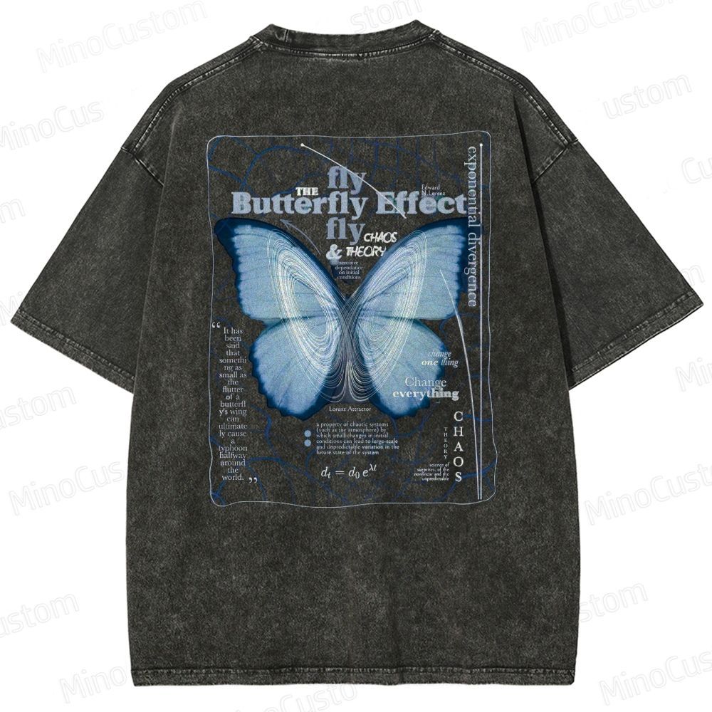 Butterfly Effect Washed T-Shirt