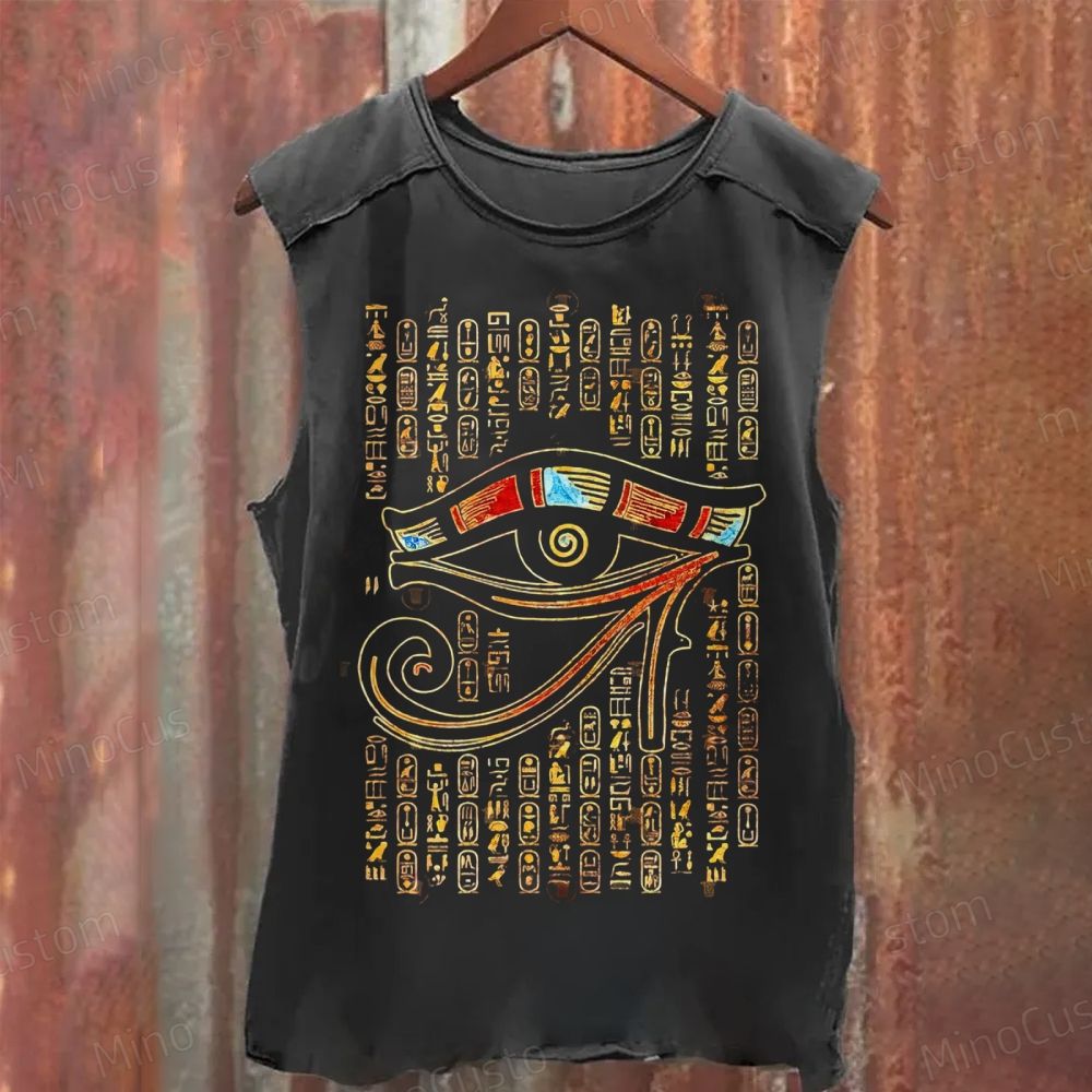 Eye Of Horus Washed Tank Top
