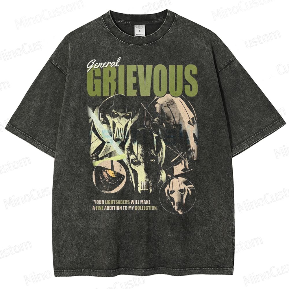General Grievous  Washed T-Shirt 