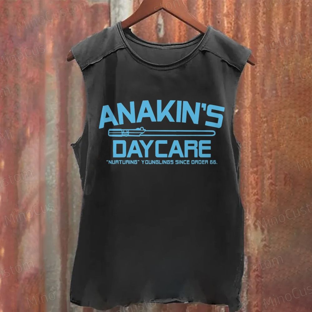 Star Wars Anakin's Daycare Washed Tank Top