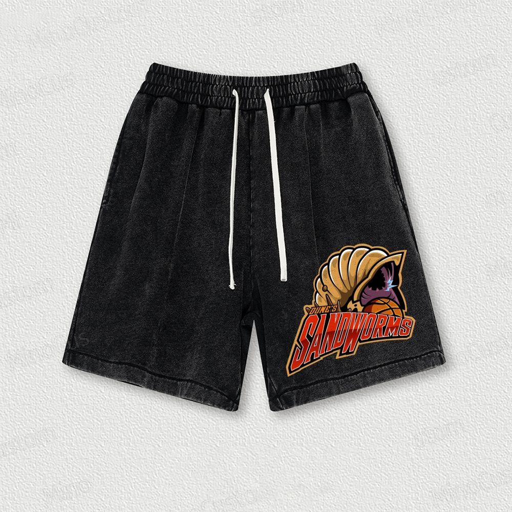 Dune's Sandworms Washed Vintage Shorts 