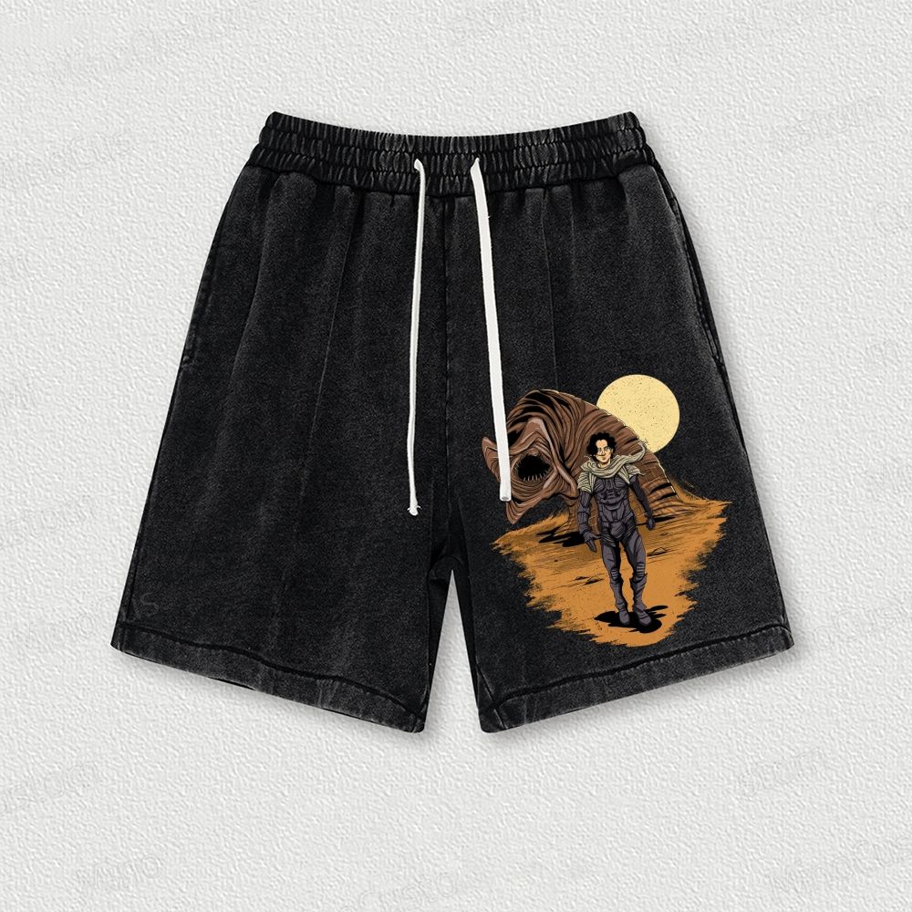 Dune Rider Washed Vintage Shorts 