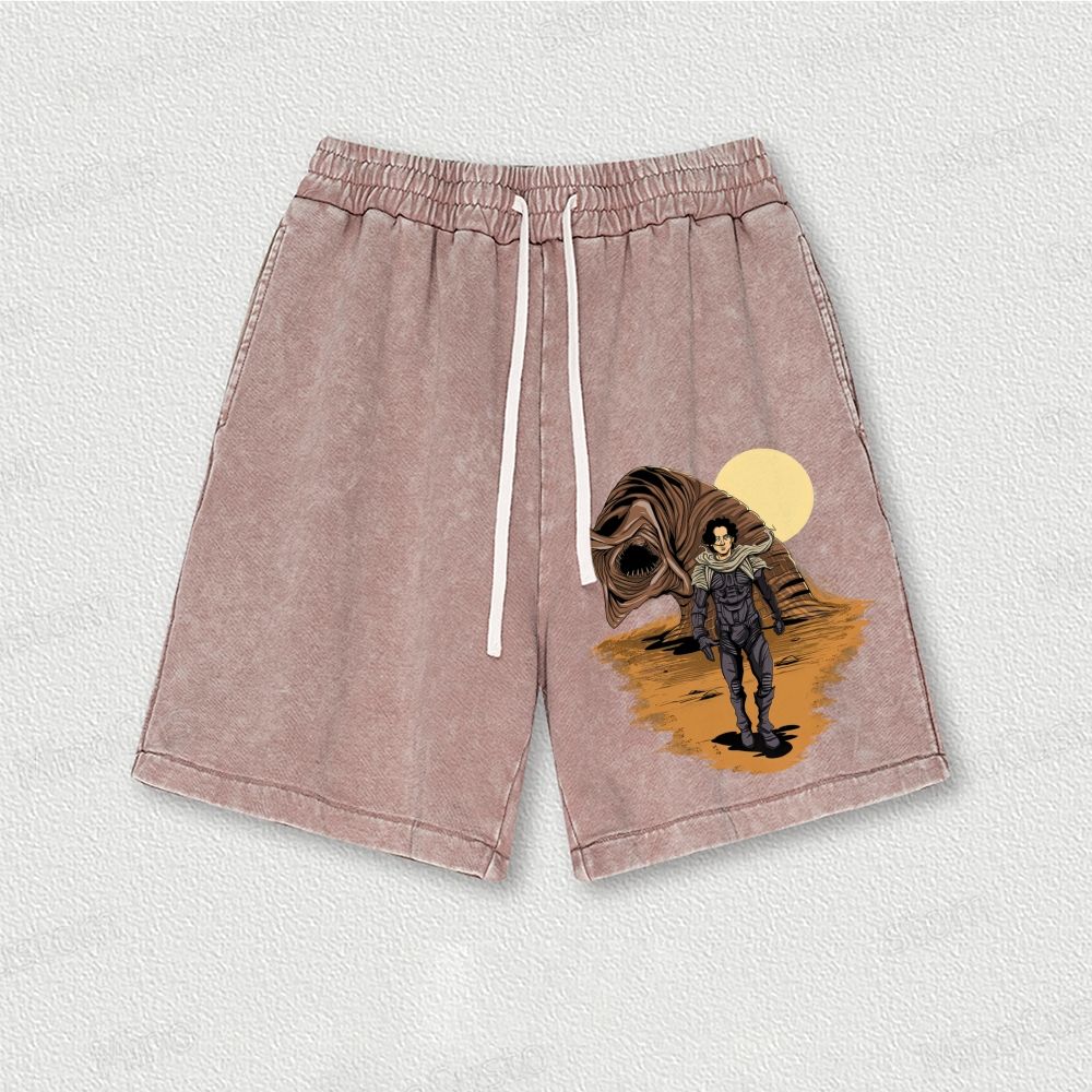 Dune Rider Washed Vintage Shorts 