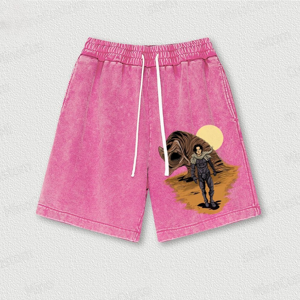Dune Rider Washed Vintage Shorts 