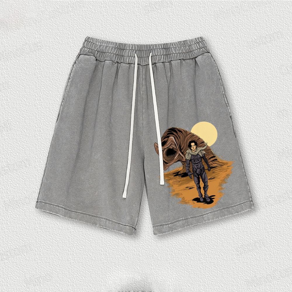 Dune Rider Washed Vintage Shorts 