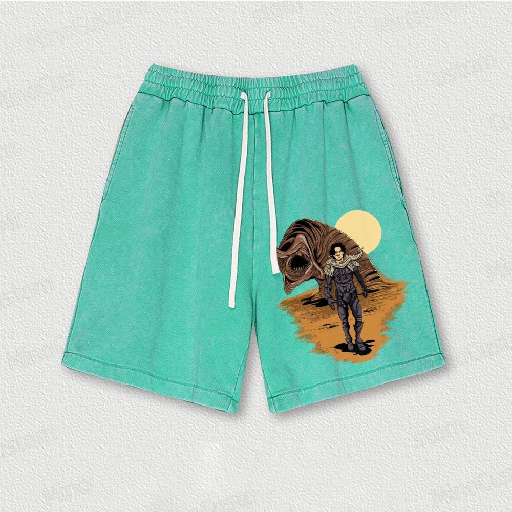 Dune Rider Washed Vintage Shorts 
