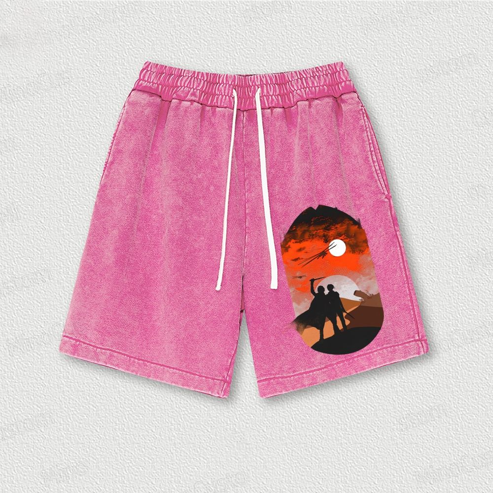 Sand Planet Washed Vintage Shorts 