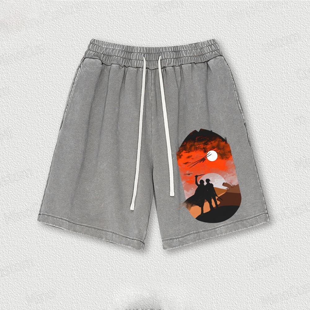 Sand Planet Washed Vintage Shorts 