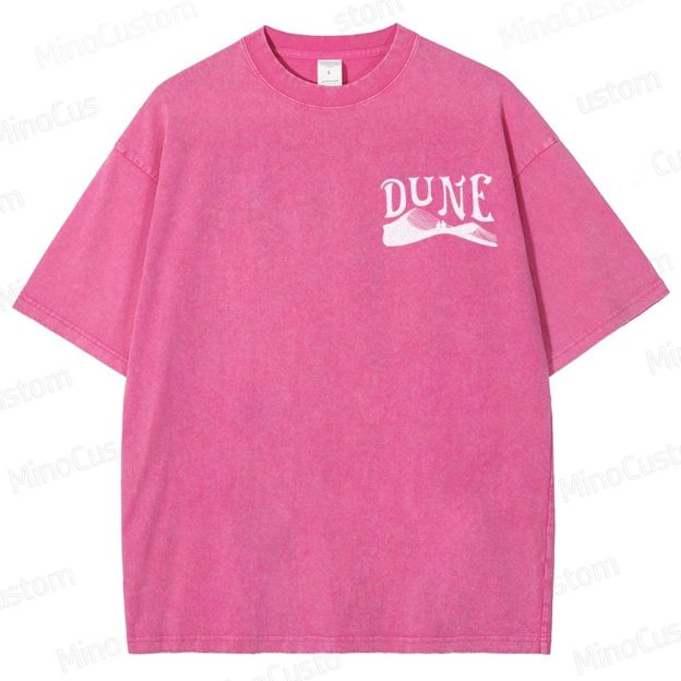 “ARRAKIS – Desert Planet Tribute” Sci-Fi Line Art Graphic Washed T-Shirt