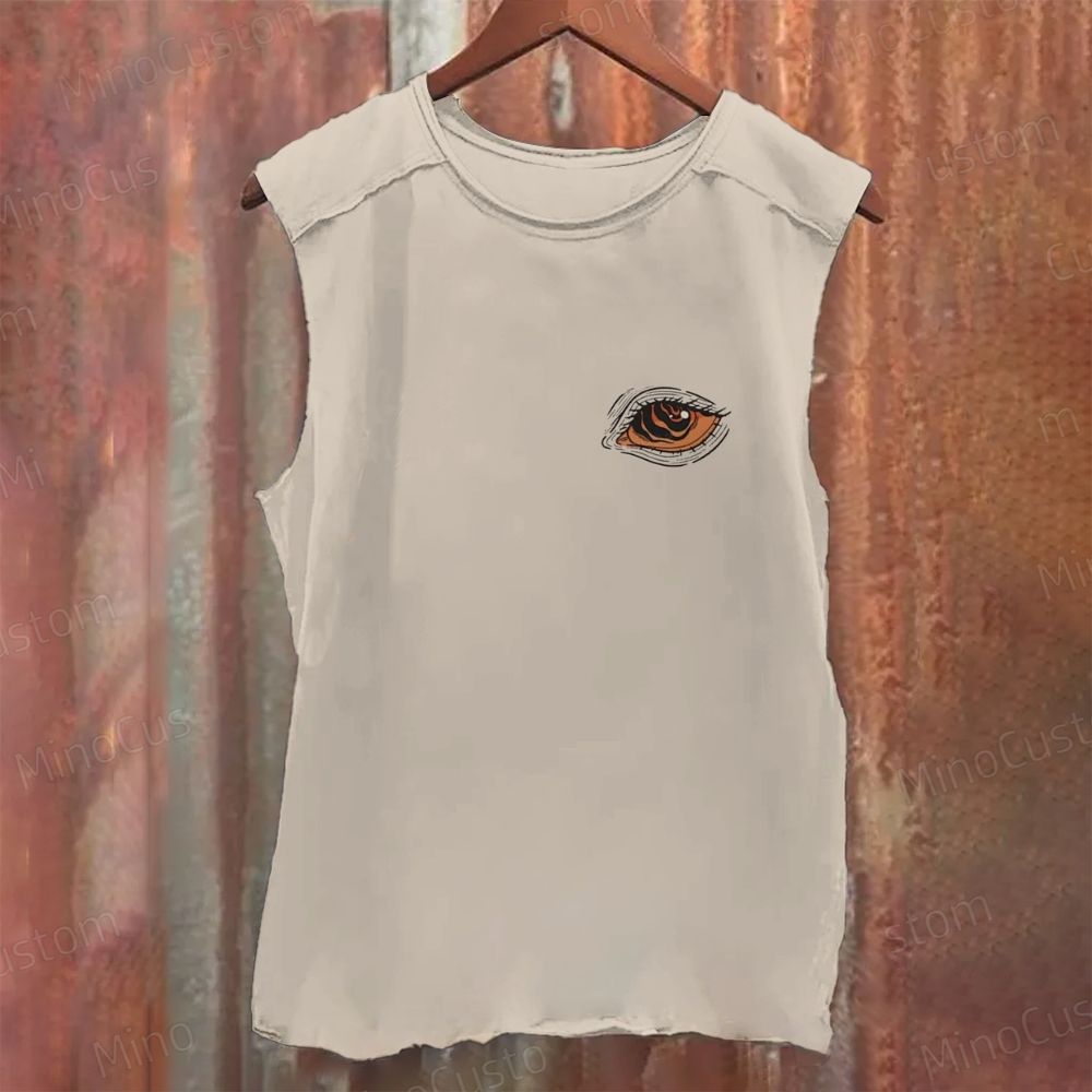 “THE EYES, CHICO” Psychedelic Eye Graphic Tank Top