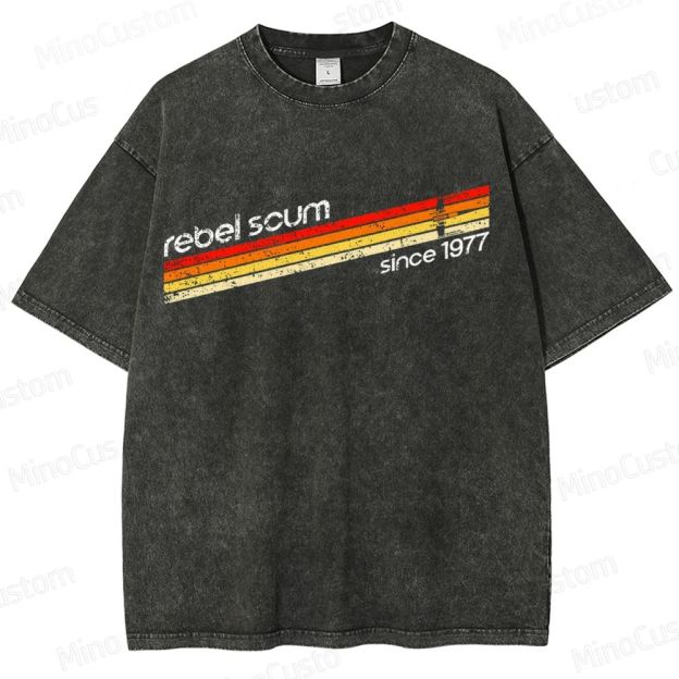 Rebel Scum 1977 Geek Washed T-Shirt